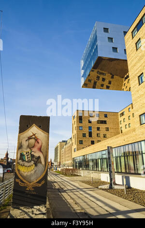 Segmento del muro di Berlino, Berlino Foto Stock