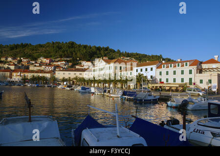 Vela luka Harbour Foto Stock