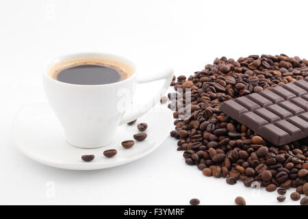 chicchi di caffè Foto Stock