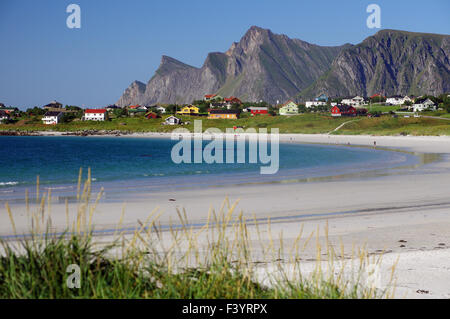 Spiaggia di Ramberg Foto Stock