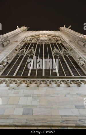 Coro windows, cattedrale, Milano Foto Stock