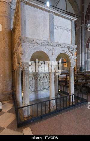 Basilica di Sant'Ambrogio a Milano Foto Stock