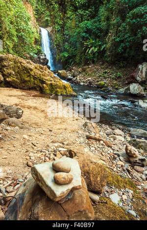 Cascata in Costa Rica Foto Stock