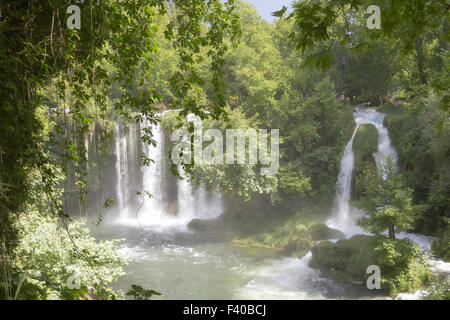 Duden superiore le cascate di Antalya Foto Stock