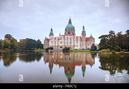 Nuovo Municipio di Hannover Foto Stock