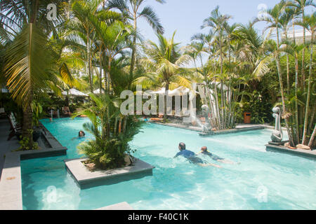 Essenza Hoi An Hotel and Spa è un hotel boutique appena al di fuori della antica città di Hoi An sulla costa centrale del Vietnam Foto Stock