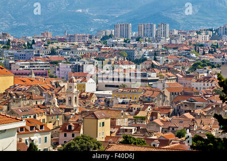 Vecchia città mediterranea di Split Foto Stock