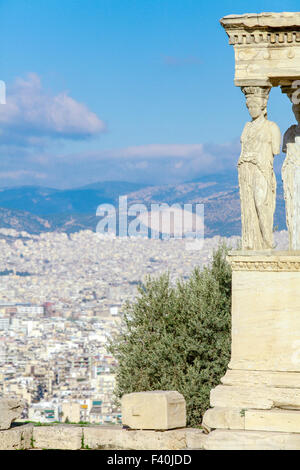 Concordia tempio Acropoli di Atene Foto Stock