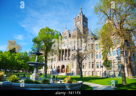 Salt Lake City e della contea di costruzione Foto Stock