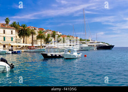 Yachting Harbour di isola di Hvar Foto Stock