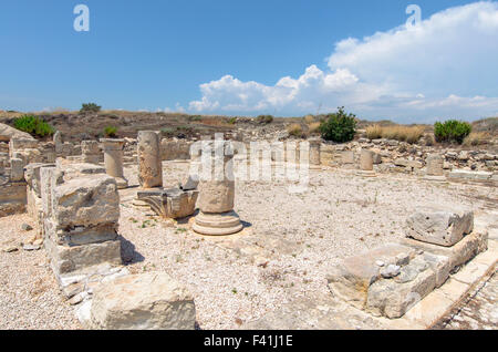 Rovine dell antica città di Cipro Foto Stock