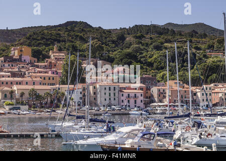 Rio Marina, Isola d'Elba, Toscana, Italia Foto Stock