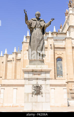 Papa Giovanni Paolo II statua Foto Stock