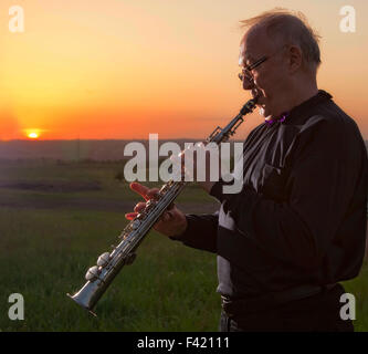 musicista Foto Stock