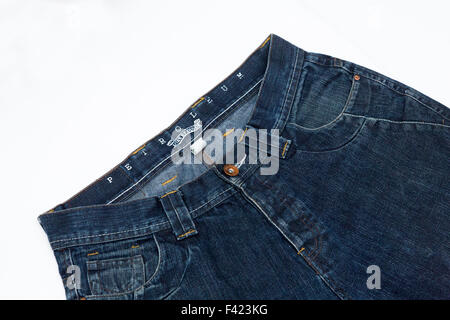 jeans in denim Foto Stock