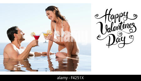 Immagine composita della cute valentines giovane Foto Stock