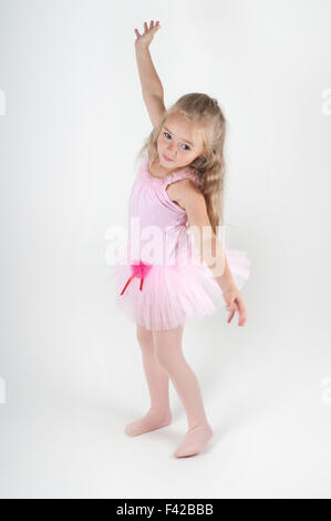 Ballerina facendo pas Foto Stock