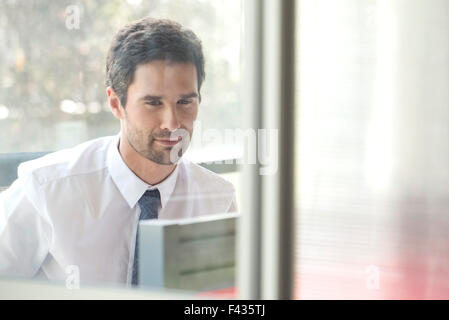 Imprenditore in office Foto Stock