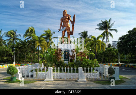 Il Sud Est asiatico,Filippine,Metro Cebu,Mactan Island,Lapu-Lapu città,Lapu-Lapu Memorial Foto Stock