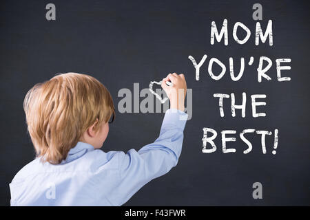 Immagine composita della cute di scrittura della pupilla Foto Stock