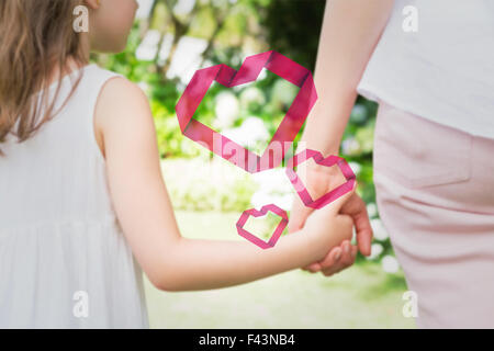 Immagine composita del cuore Foto Stock