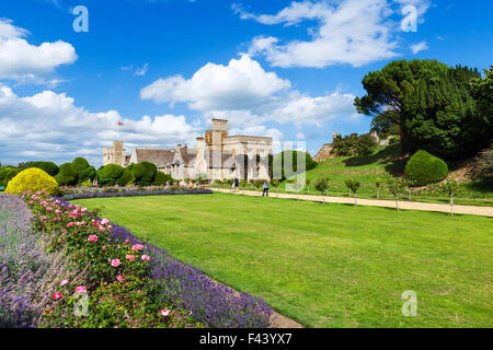 Il Castello di Rockingham, vicino a Corby, Northamptonshire, England, Regno Unito Foto Stock