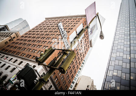 Il vecchio edificio per uffici in Sansome street. San Francisco California Foto Stock