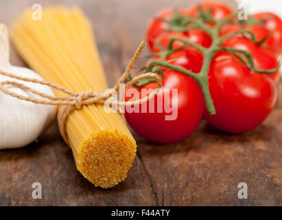 Base di italiano ingredienti per la pasta Foto Stock