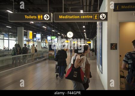 Schiphol International Airport ha un centro di meditazione per i viaggiatori. Amsterdam, NL Foto Stock