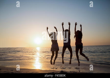 Gruppo di amici divertendosi Foto Stock