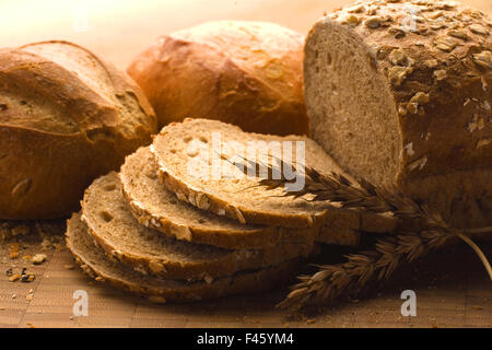 Forno pane fresco. Foto Stock