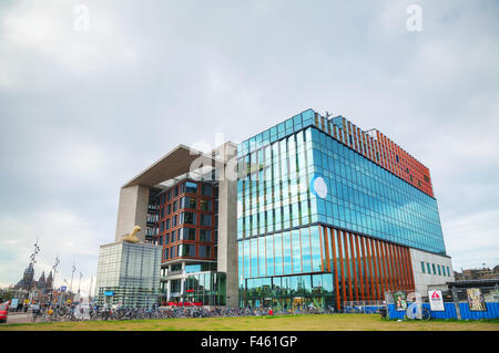 Central Public Library in Amsterdam Foto Stock