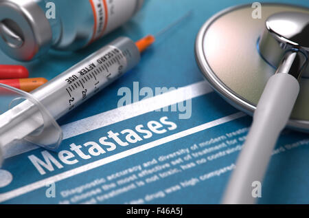 Metastasi. Concetto medico. Foto Stock