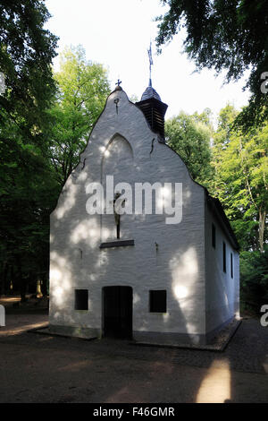 Irmgardiskapelle auf dem Heiligenberg der Suechtelner Hoehen in Viersen-Suechteln, Niederrhein, Renania settentrionale-Vestfalia Foto Stock