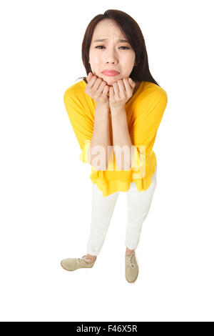 Ritratto di giovane donna Foto Stock