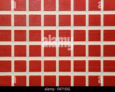 Quadrati rossi Foto Stock