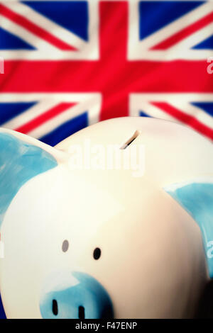 Immagine composita di salvadanaio Foto Stock