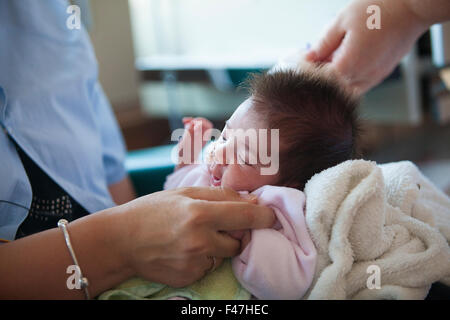 NEONATOLOGIA Foto Stock