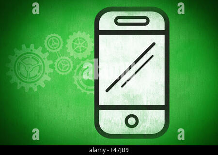 Immagine composita di smartphone Foto Stock