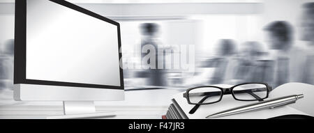 Immagine composita di schermo di computer Foto Stock