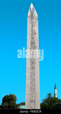 Obelisco Egiziano nell Ippodromo di Istanbul, Turchia Foto Stock