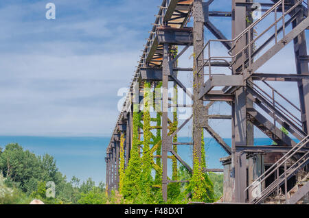 Rail Trail, metallo Foto Stock