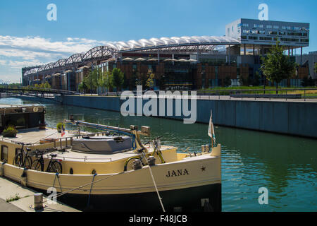 Confluenza,lyon,rhone,Francia Foto Stock