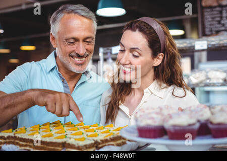 Carino coppia dolci di puntamento Foto Stock
