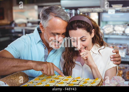 Carino coppia dolci di puntamento Foto Stock