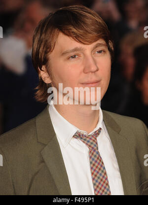 Londra, Regno Unito. 15 ottobre, 2015. Paul Dano assiste uno screening della gioventu' durante la BFI London Film Festival di VUE Leicester Square. Credito: Ferdaus Shamim/ZUMA filo/Alamy Live News Foto Stock