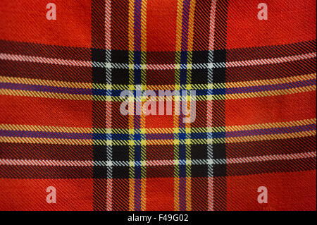 Princes Elizabeth tartan. Foto Stock