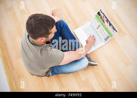 Immagine composita del gioco d'azzardo schermo app Foto Stock