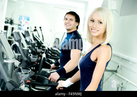 ragazza di sport Foto Stock