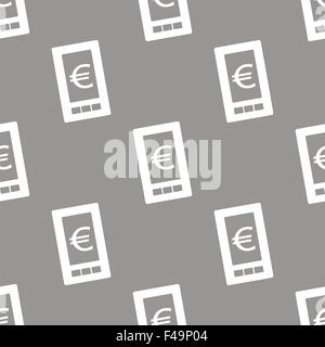 Euro telefono modello senza giunture Foto Stock